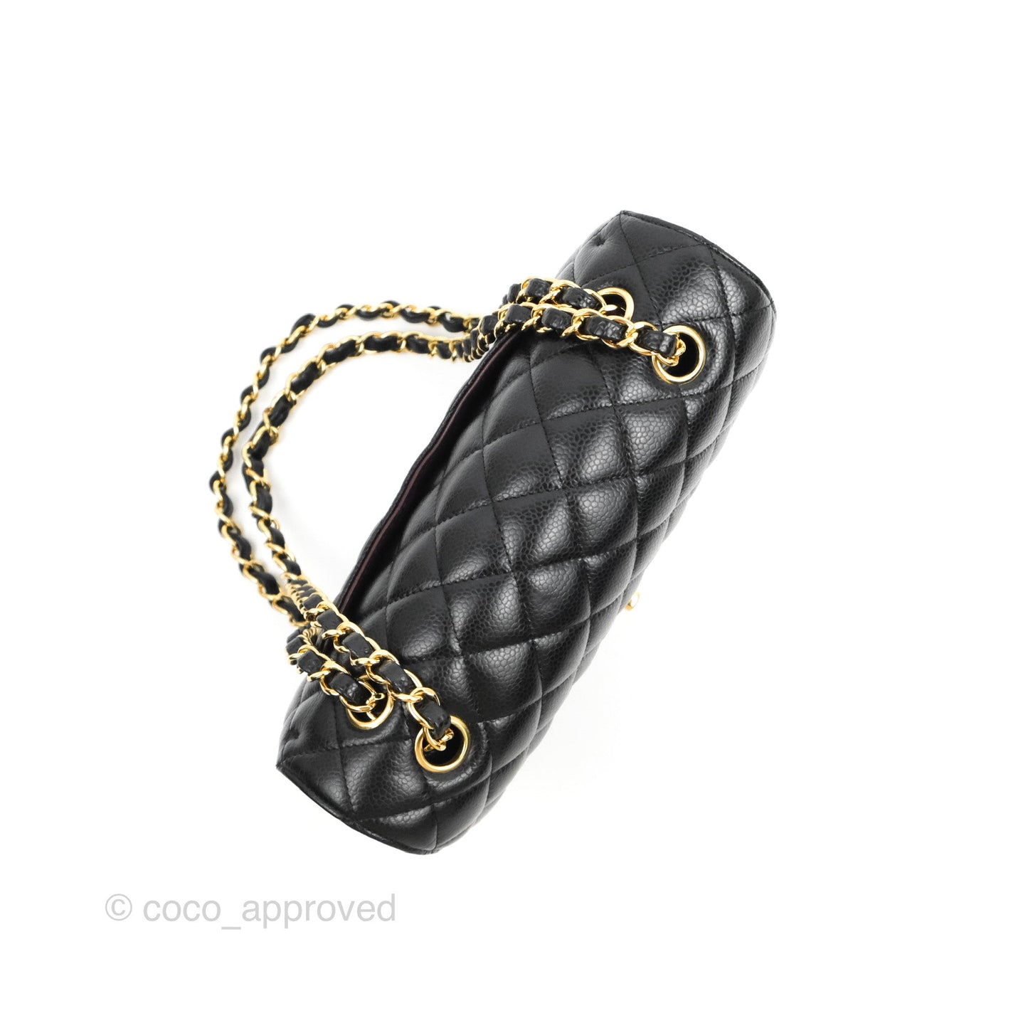 Chanel Quilted Small Classic Flap Black Caviar Gold Hardware