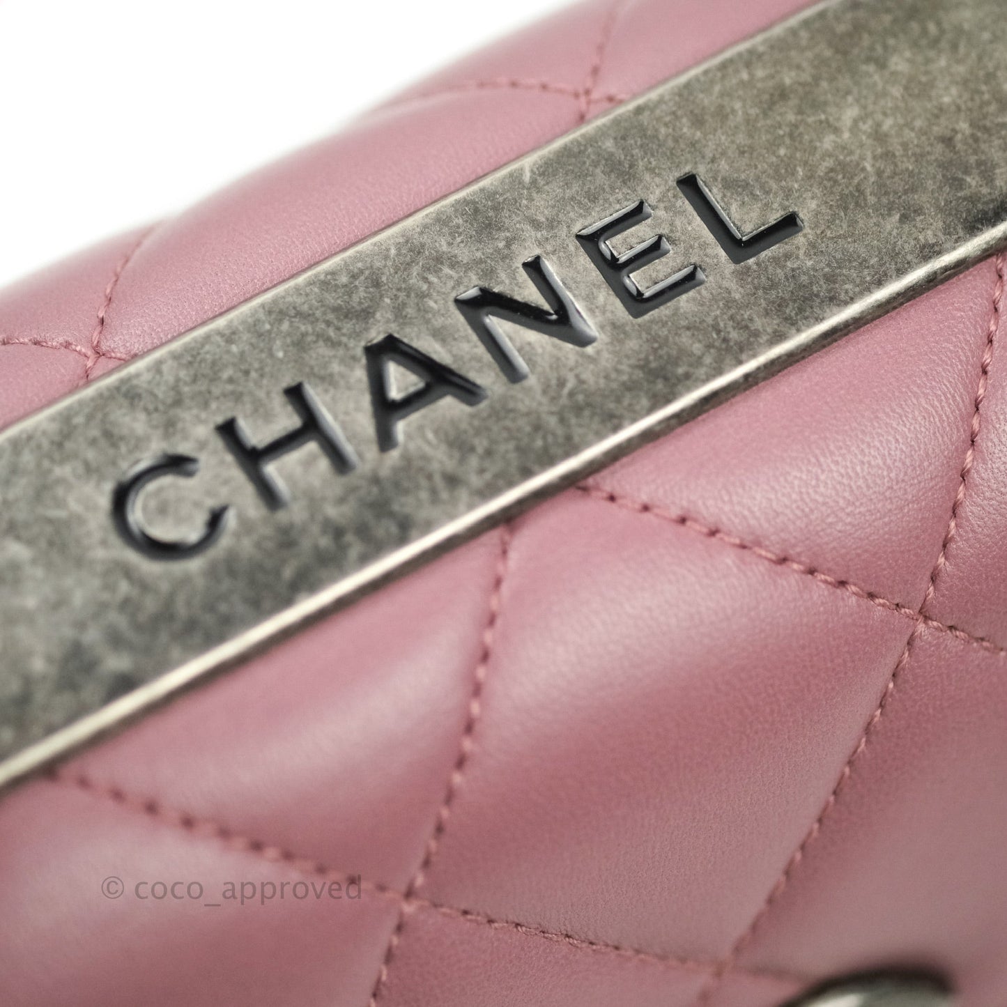 Chanel Trendy CC Small Mauve Pink Lambskin Ruthenium Hardware