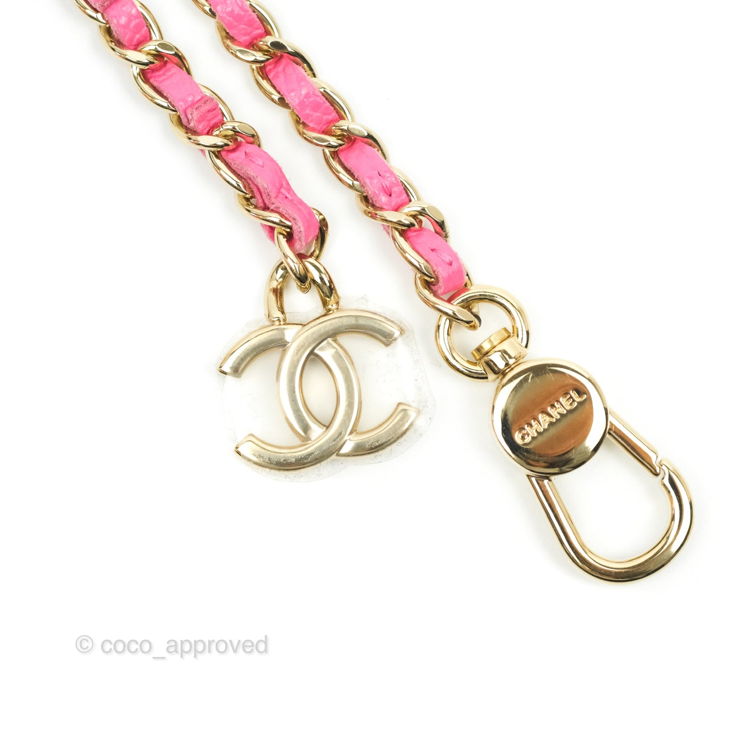Chanel Classic Quilted Belt Bag Pink Caviar Gold Hardware