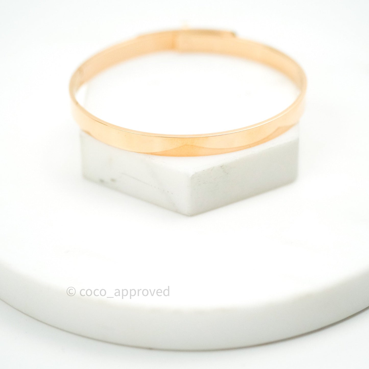 Hermès Bracelet Kelly H Diamonds Rose Gold PM