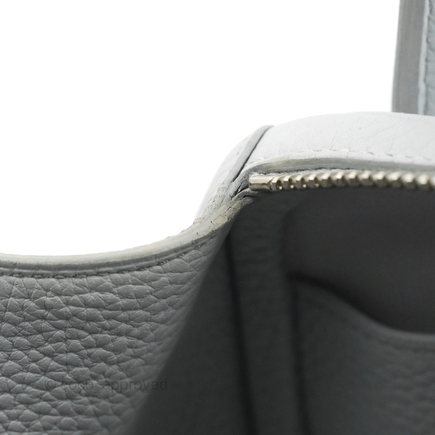 Hermès Lindy 30 Bleu Pale Clemence Palladium Hardware