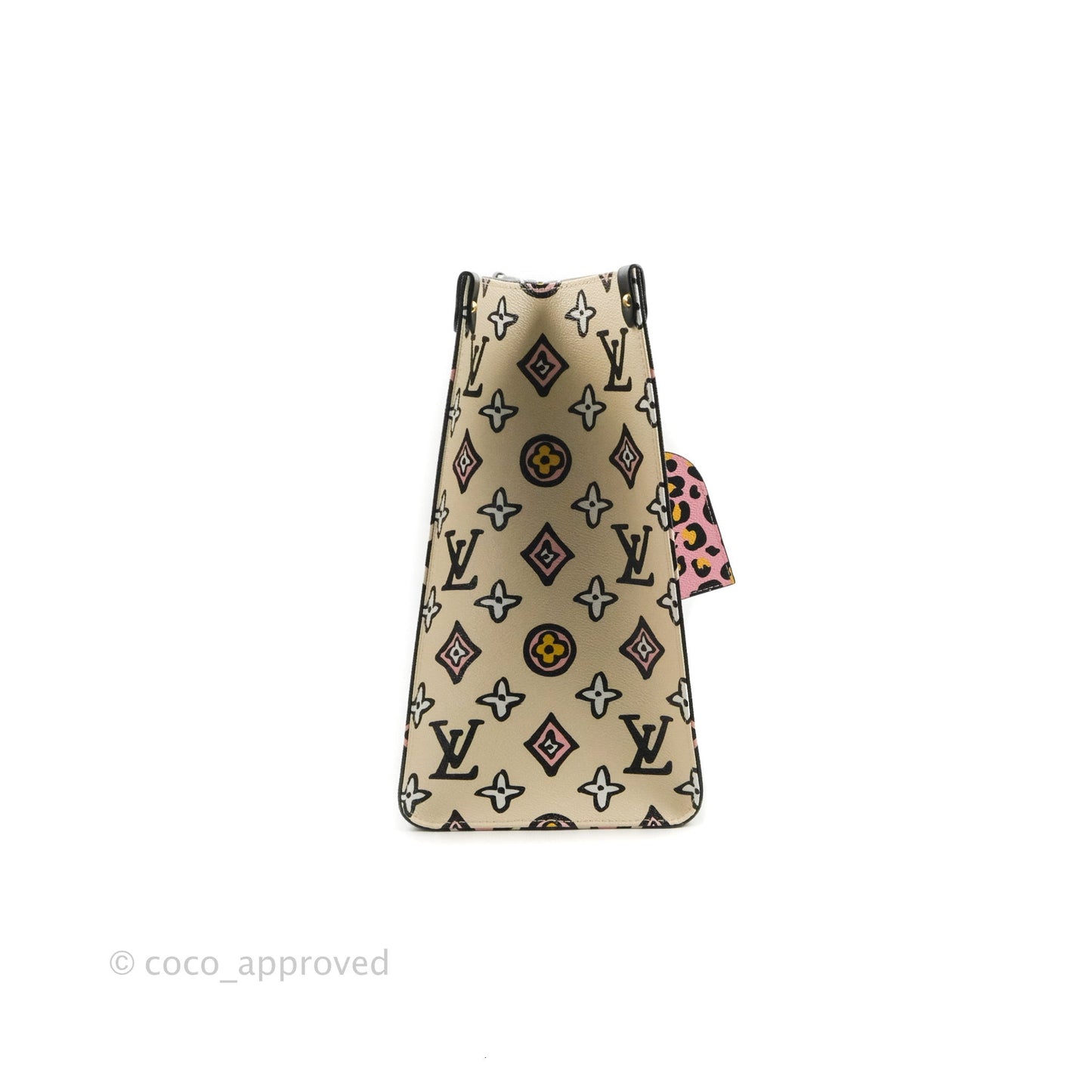 Louis Vuitton Monogram Giant Wild At Heart Onthego GM Black