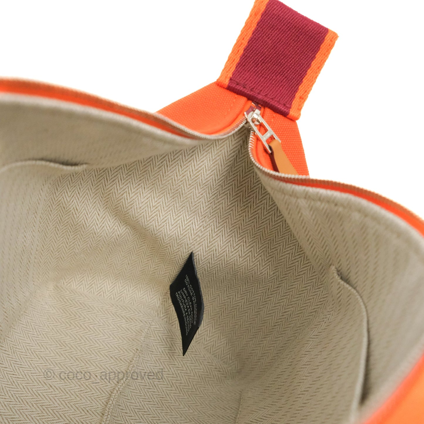 Hermès Small Bride-A-Brac Orange Feu Canvas