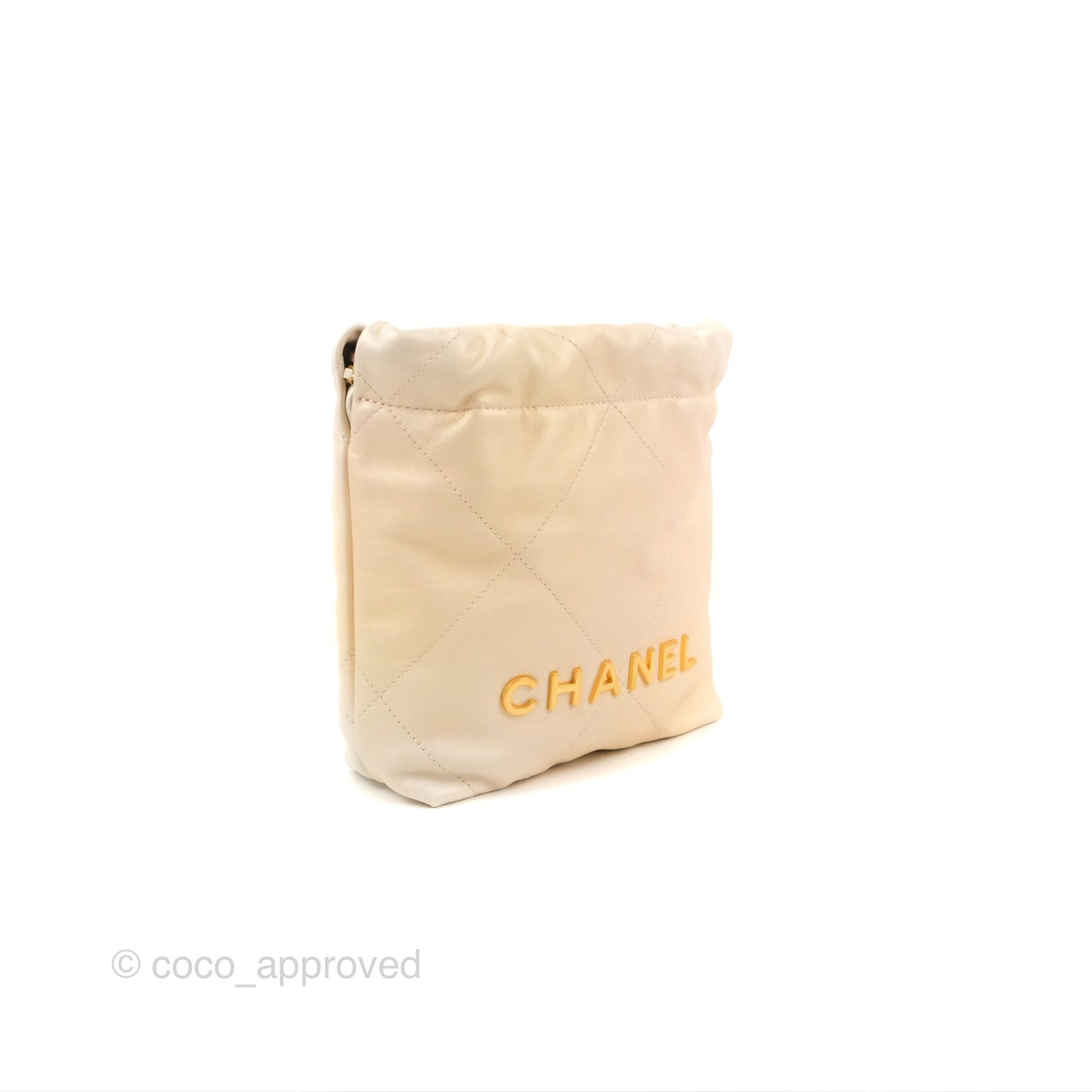 Chanel 22 Mini Bag Iridescent Pearl Calfskin