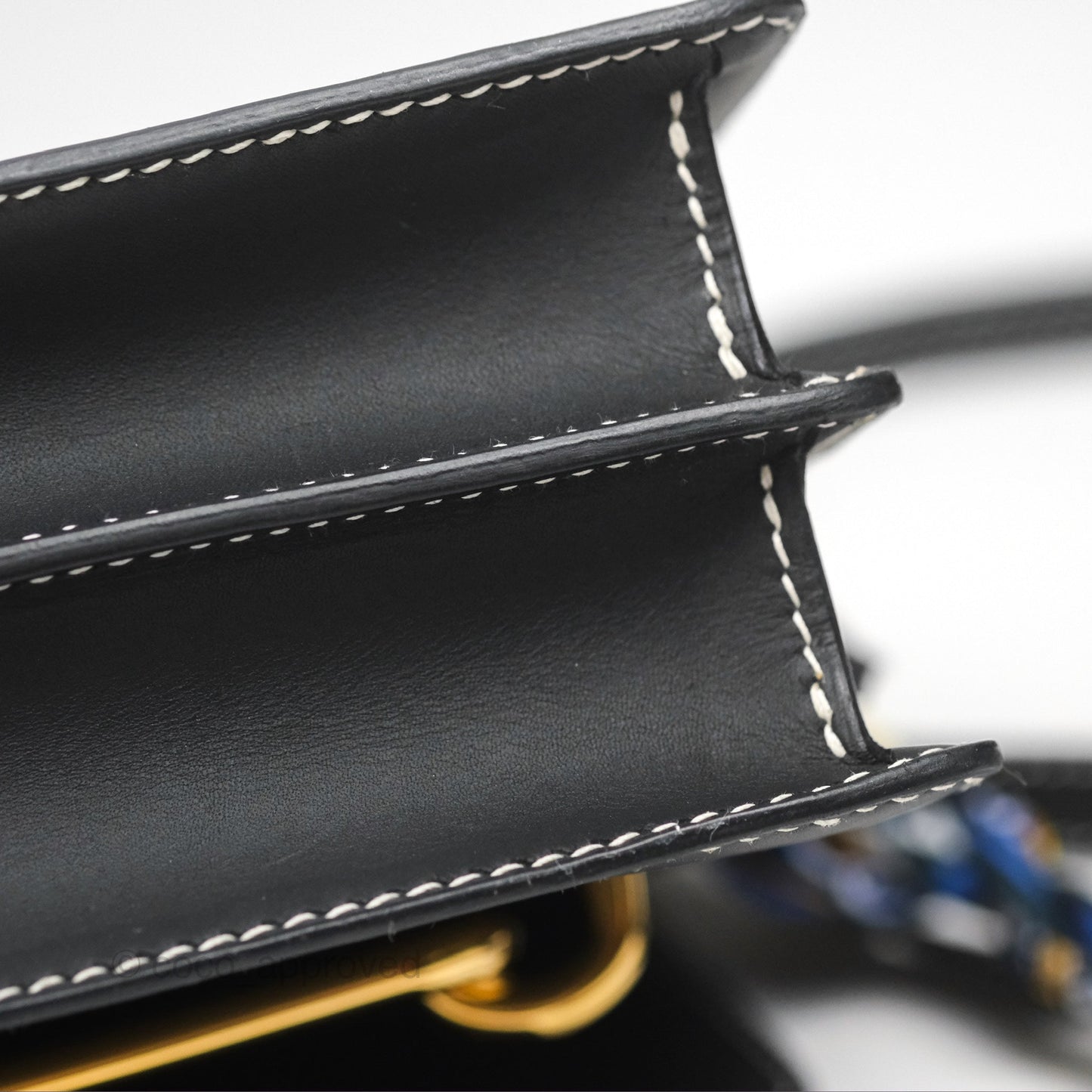 Hermès Roulis 23 Noir 89 Sombrero Gold Hardware
