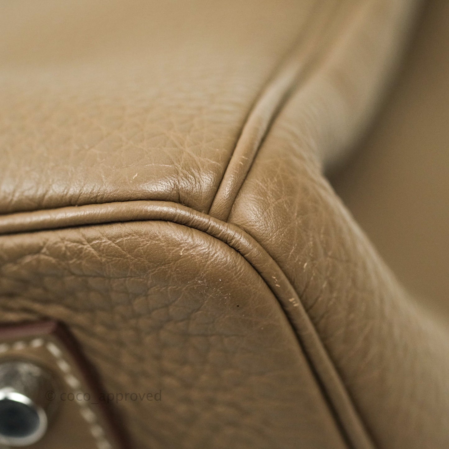 Hermès Birkin 35 Etoupe Togo Palladium Hardware