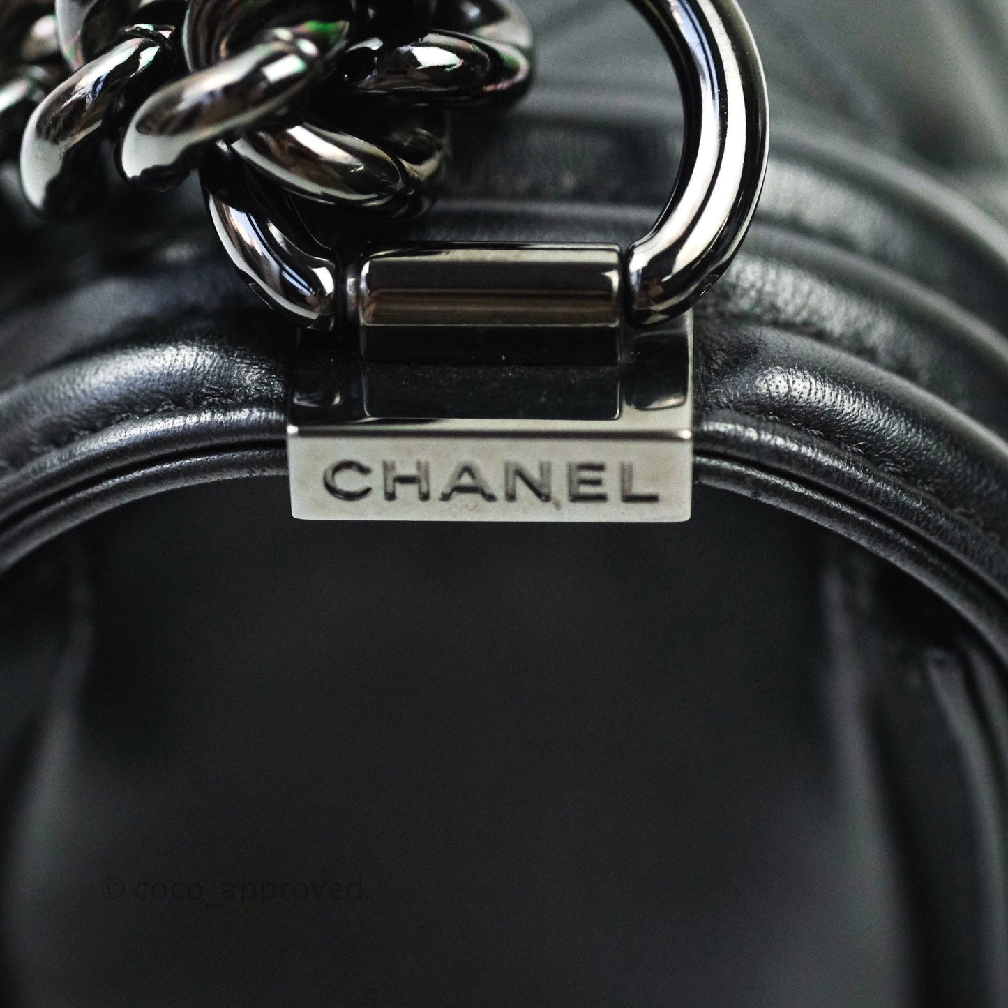 Chanel Quilted Medium Calfskin Boy Flap So Black Hardware