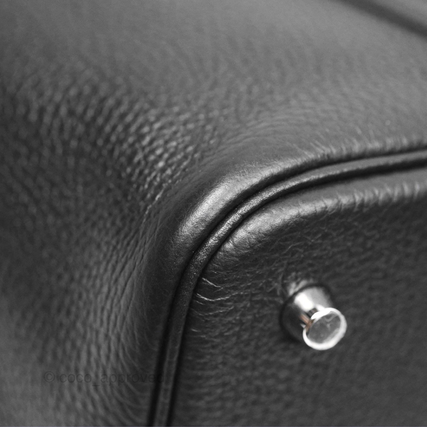 Hermès Picotin 22 Black Noir 89 Clemence Palladium Hardware
