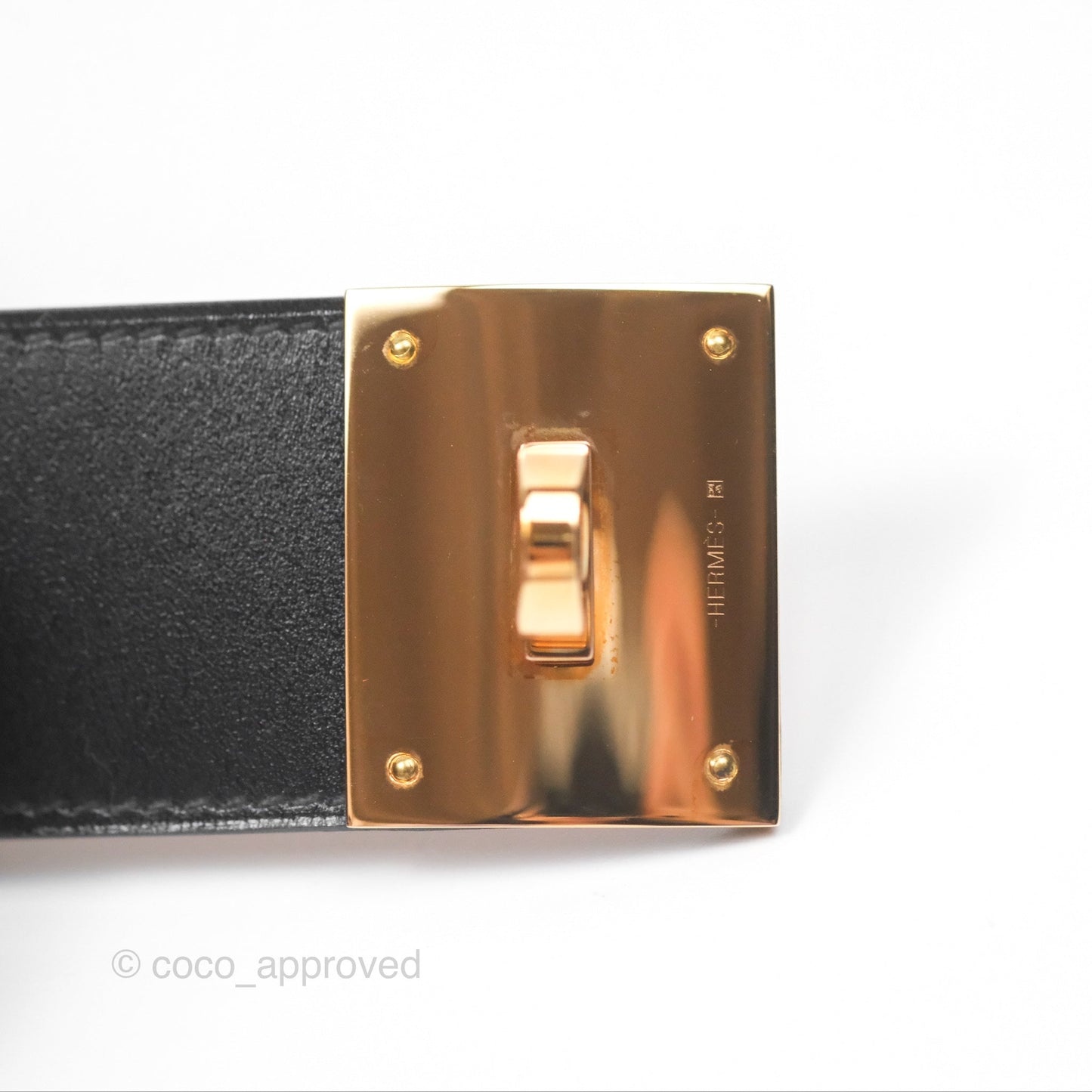 Hermès Kelly Dog Bracelet Noir Gold Hardware