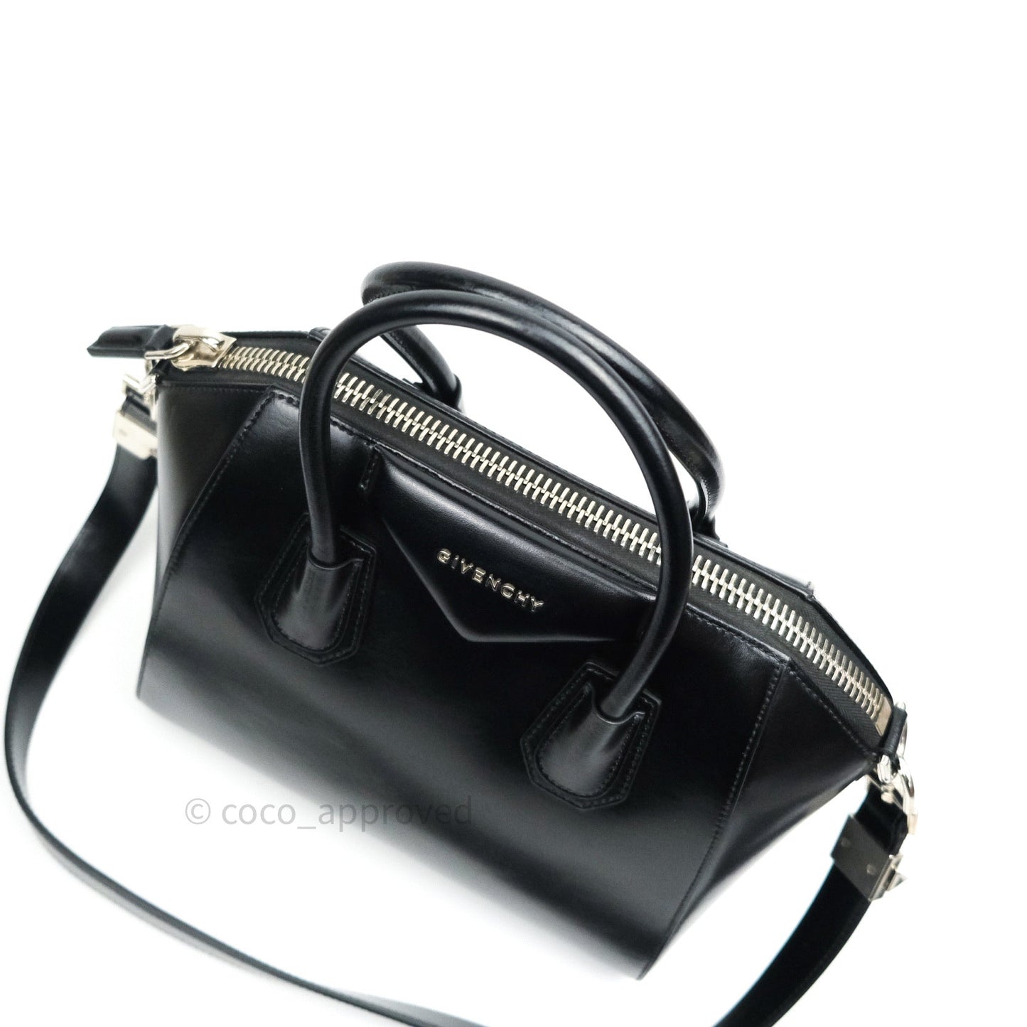 Givenchy Antigona Small Black Calfskin Silver Hardware