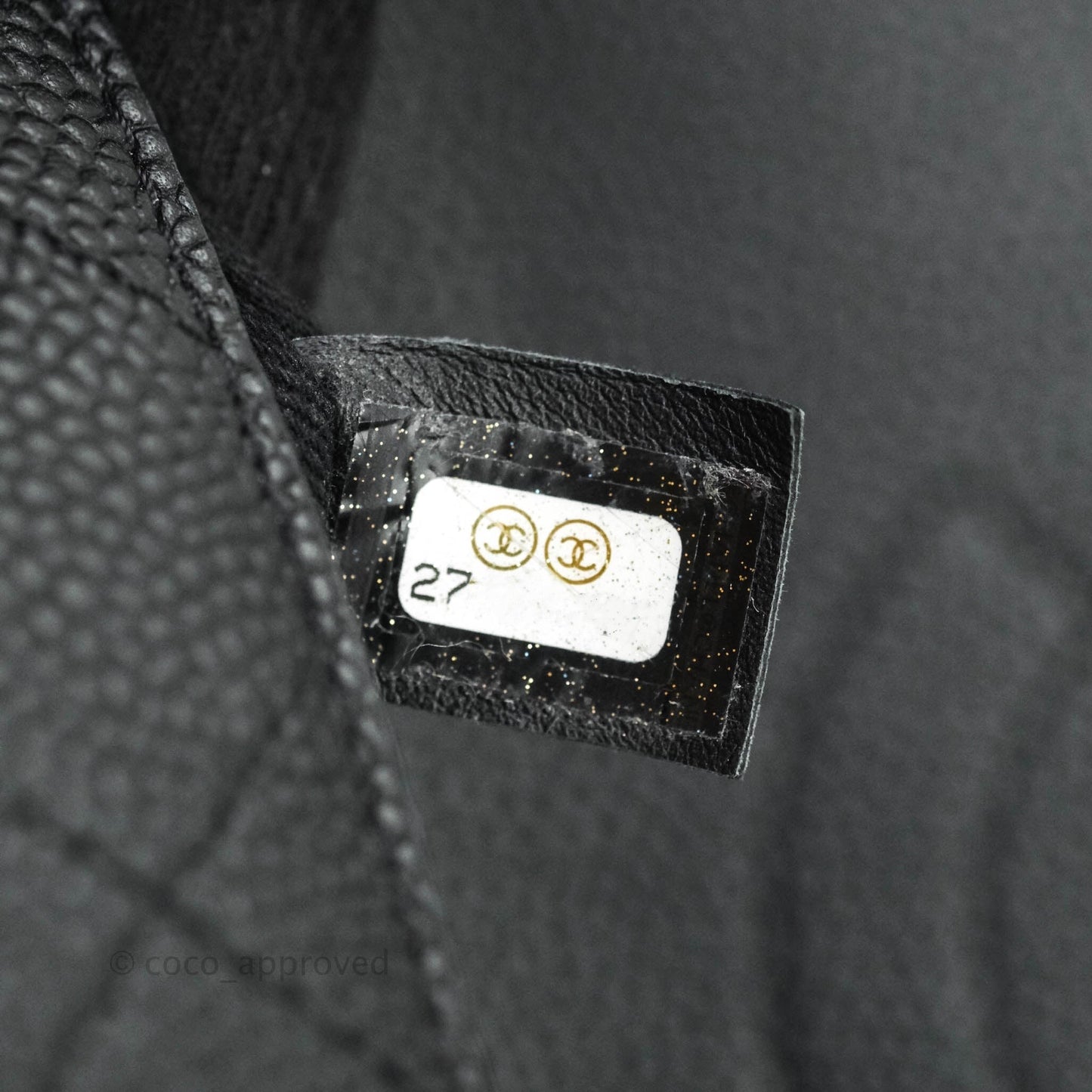 Chanel Chic Affinity Medium Grained Calfskin Black Aged Gold Hardware