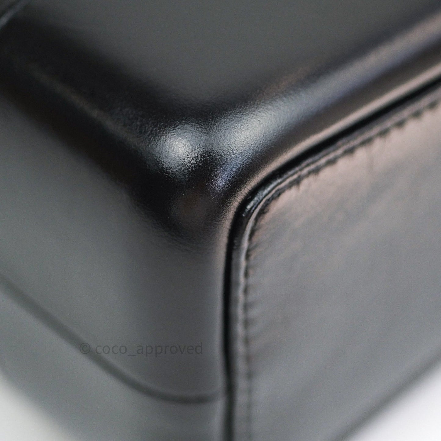 Chanel Gabrielle Backpack Black Aged Calfskin Small Black