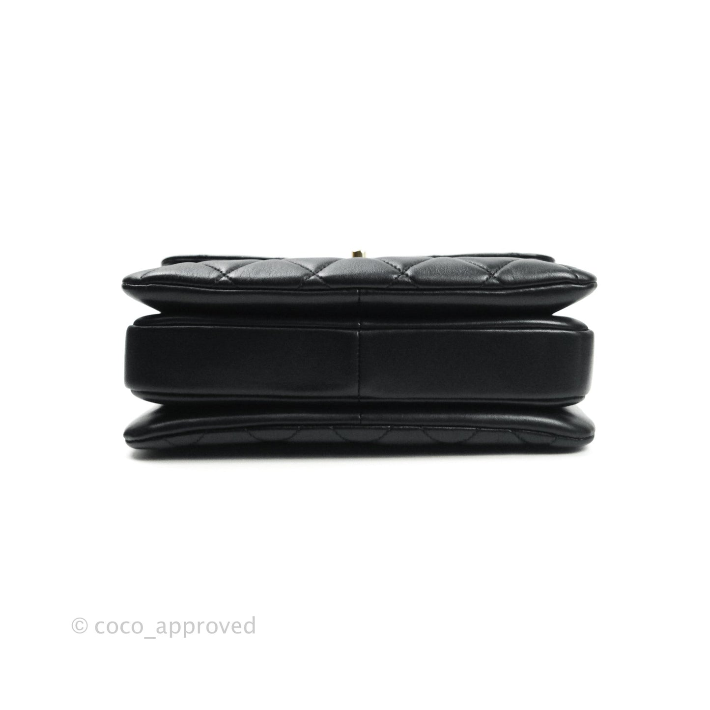 Chanel Trendy CC Small Black Lambskin Gold Hardware