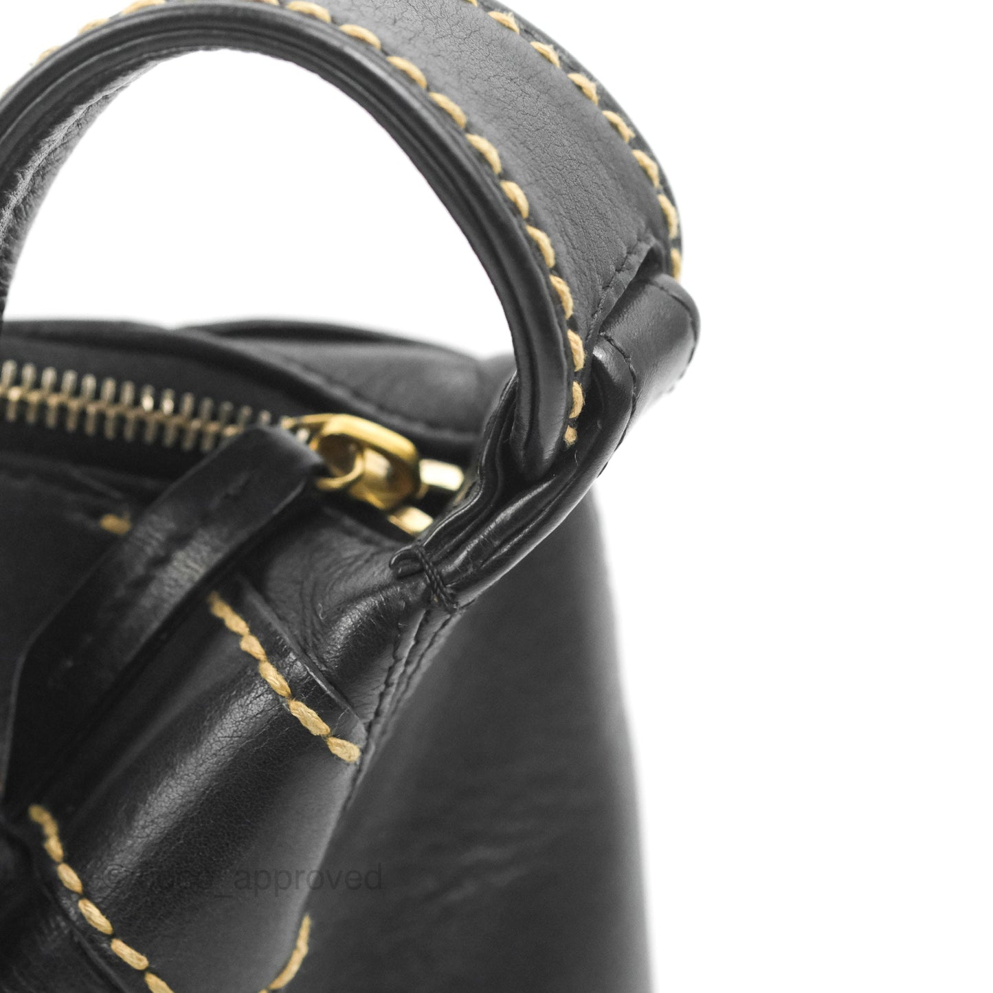 Chanel Vintage CC Shoulder Bag Black Calfskin