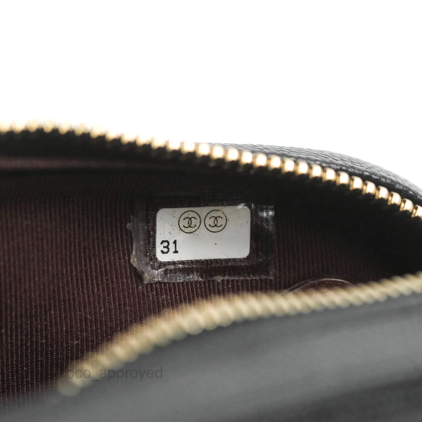 Chanel Quilted Camera Bag Black Caviar Gold Hardware 21A
