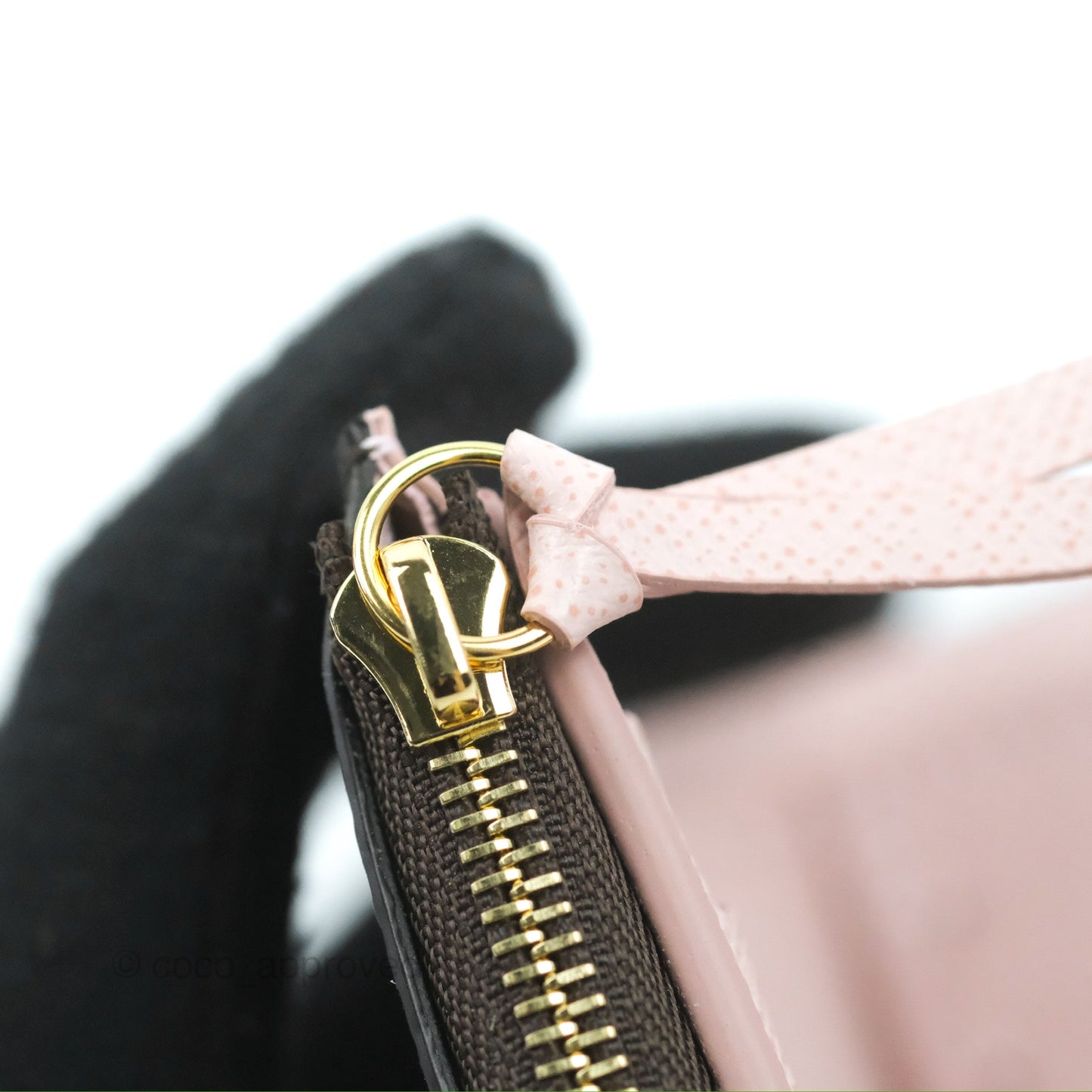 Louis Vuitton Victorine Wallet Monogram Canvas Rose Ballerine
