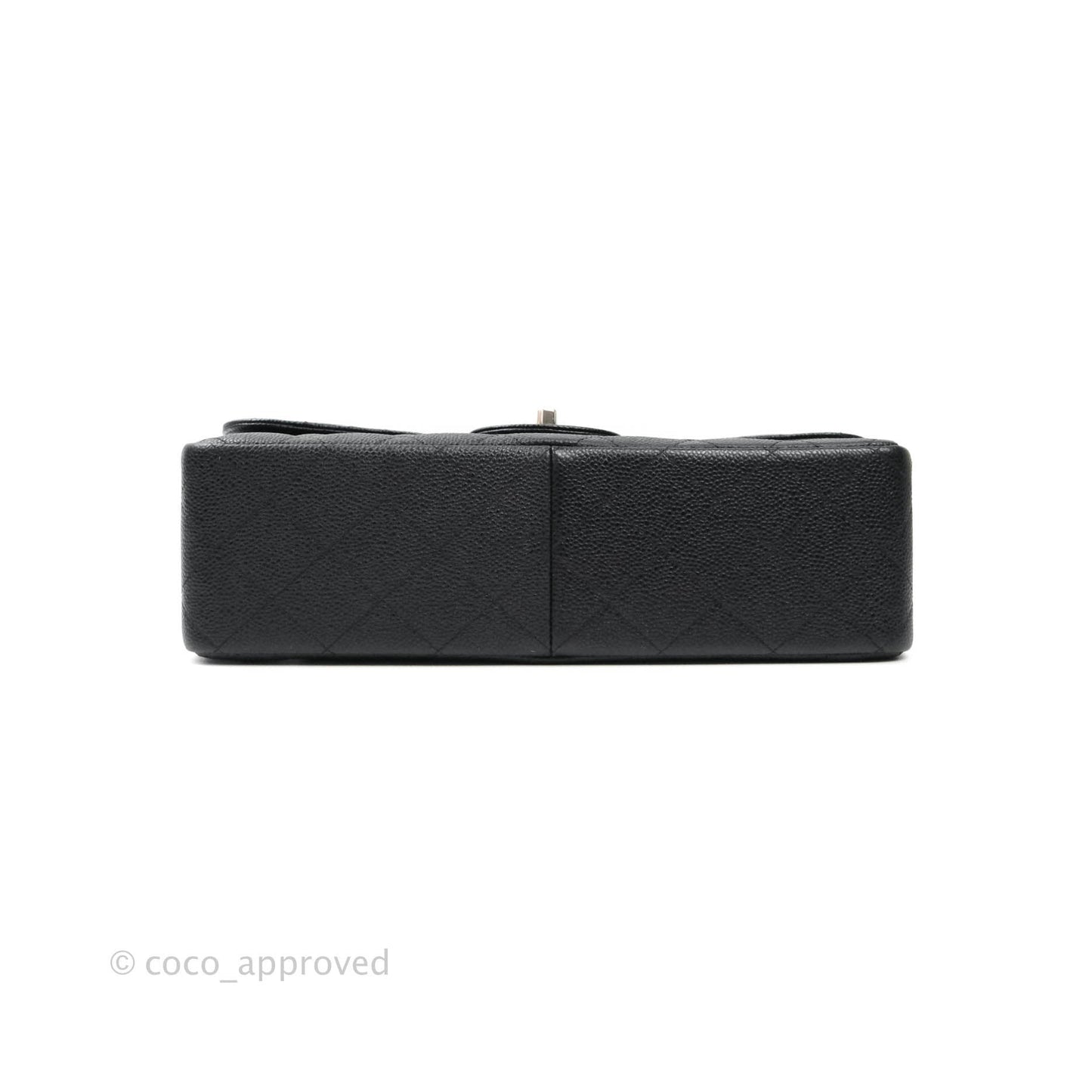 Chanel Jumbo Double Flap Black Caviar Silver Hardware⁣⁣