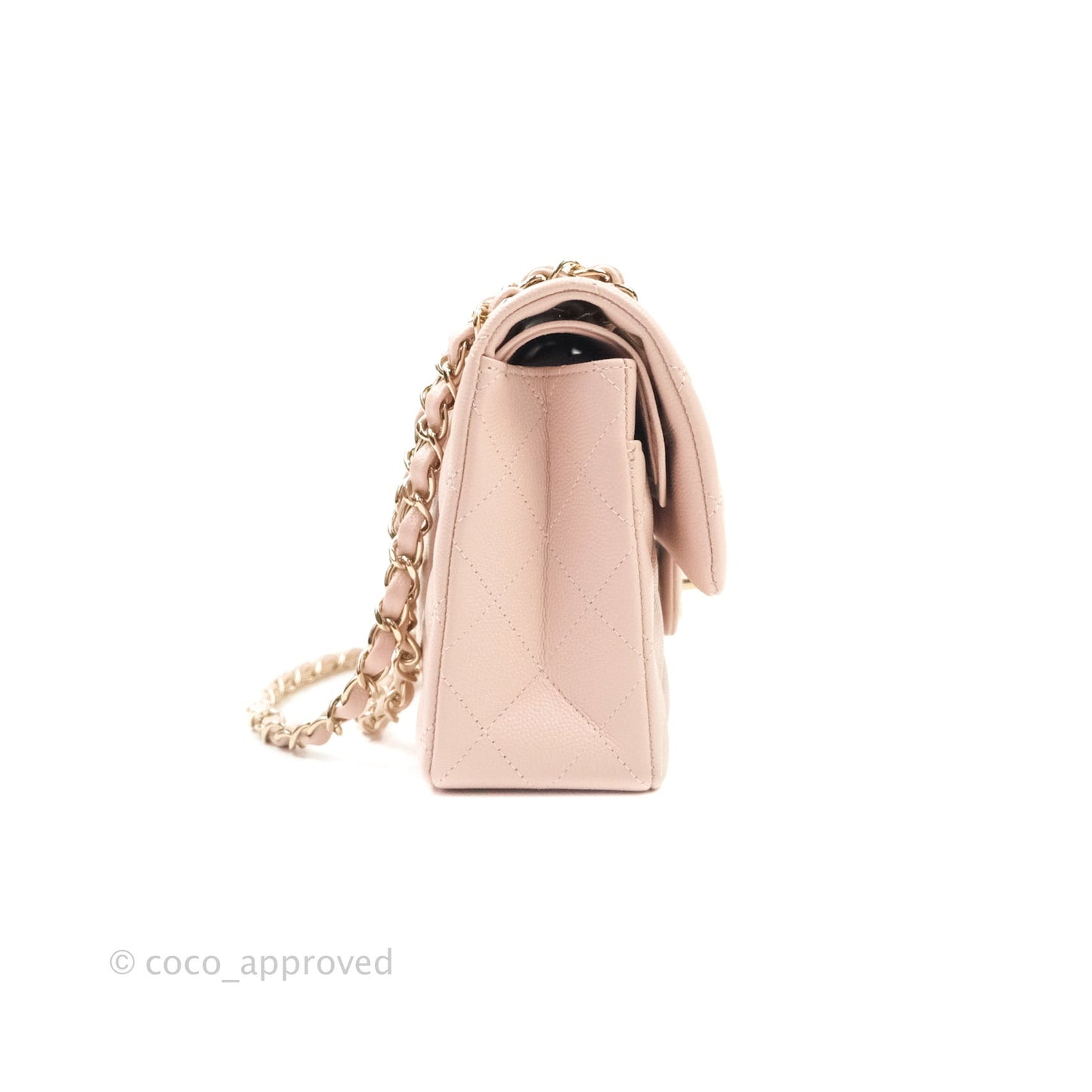 Chanel Classic Small S/M Flap Pink Caviar Gold Hardware