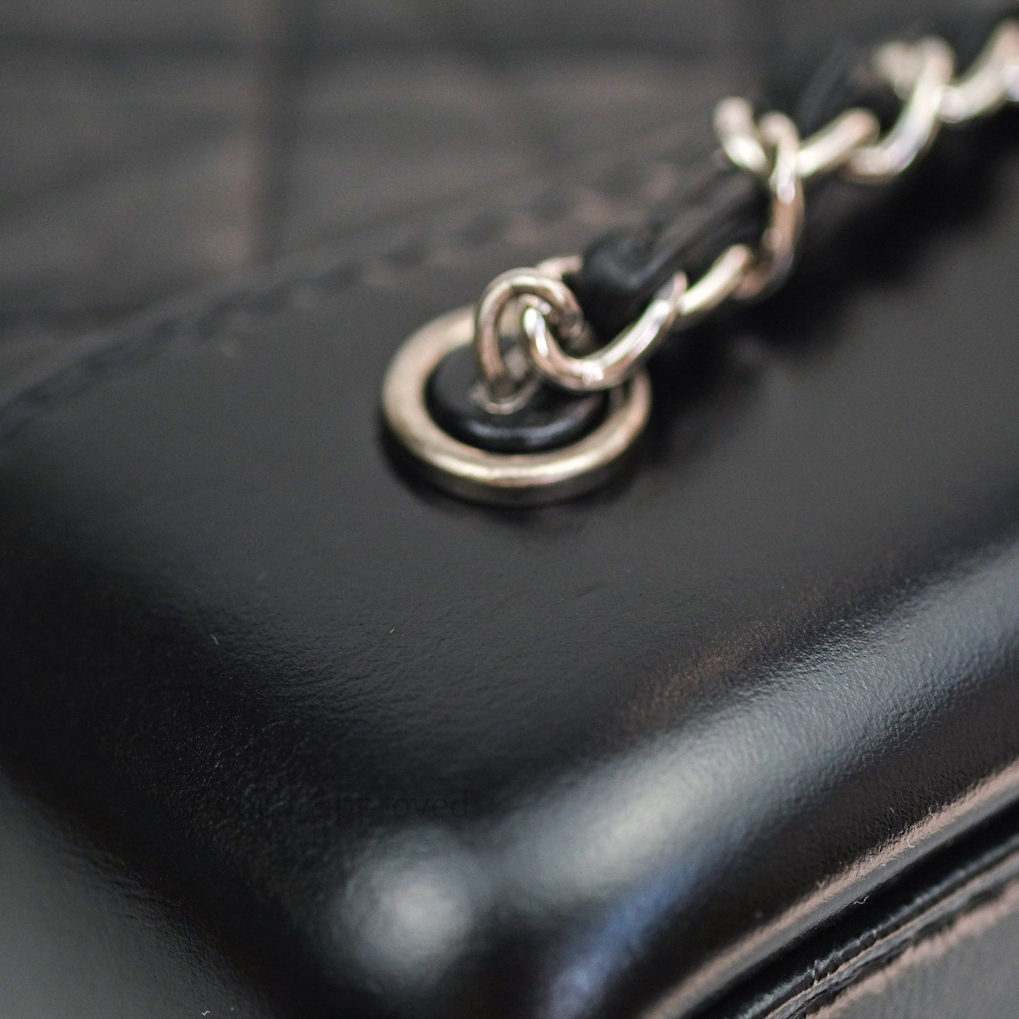 Chanel Gabrielle Backpack Black Aged Calfskin Small Black