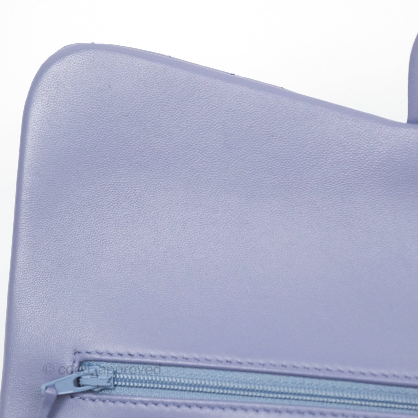 Chanel Jumbo Double Flap Lavender Blue Lambskin Silver Hardware⁣⁣