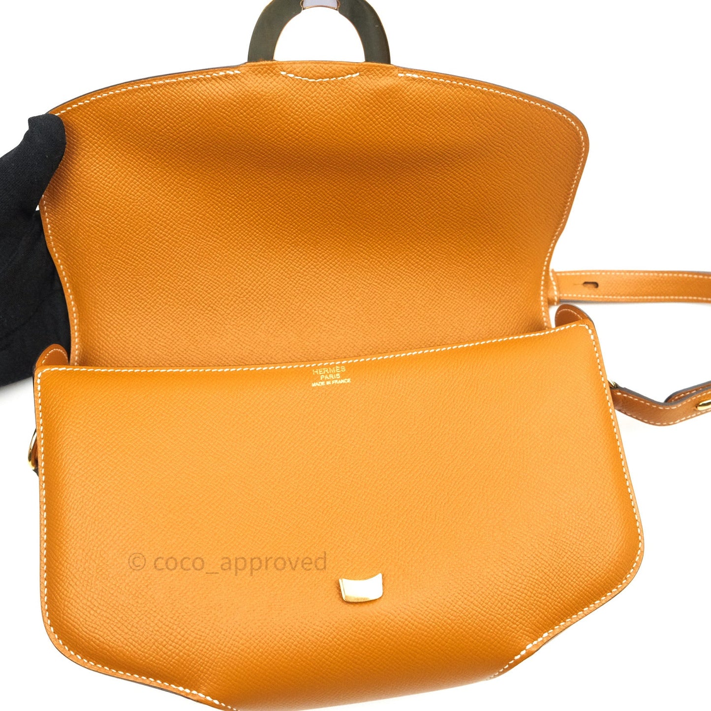 Hermès Cherche-Midi 25 Gold Gold Hardware
