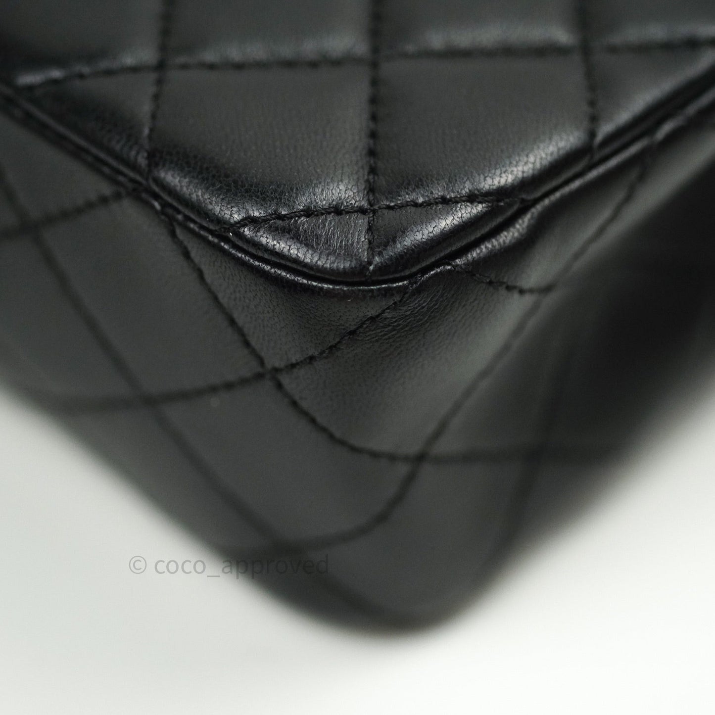 Chanel Quilted Medium Lambskin Westminster Pearl Flap Black