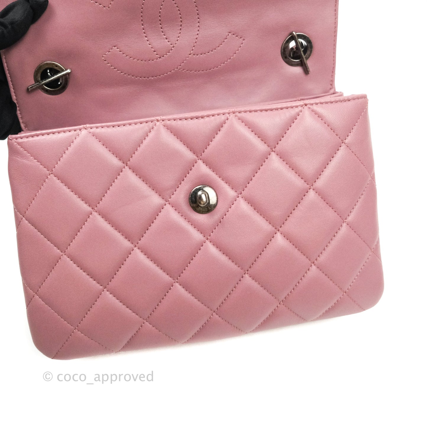 Chanel Trendy CC Small Mauve Pink Lambskin Ruthenium Hardware