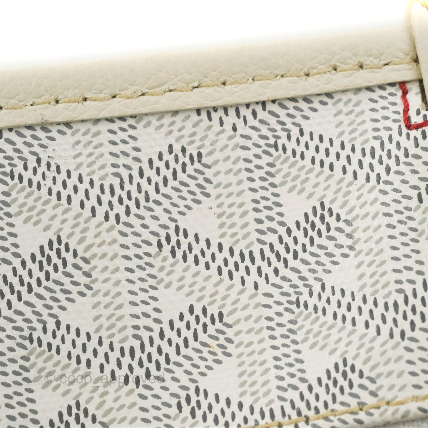 Goyard Artois Goyardine Canvas PM⁣⁣⁣⁣⁣⁣⁣⁣⁣⁣⁣⁣⁣⁣⁣⁣⁣⁣⁣⁣ White