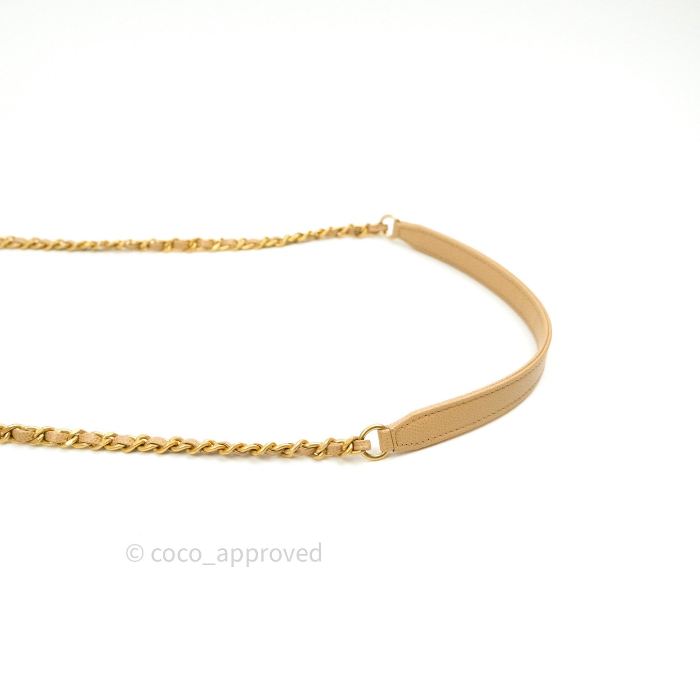 Chanel Mini Coco Handle Quilted Beige Caviar Gold Hardware Lizard Embossed Handle