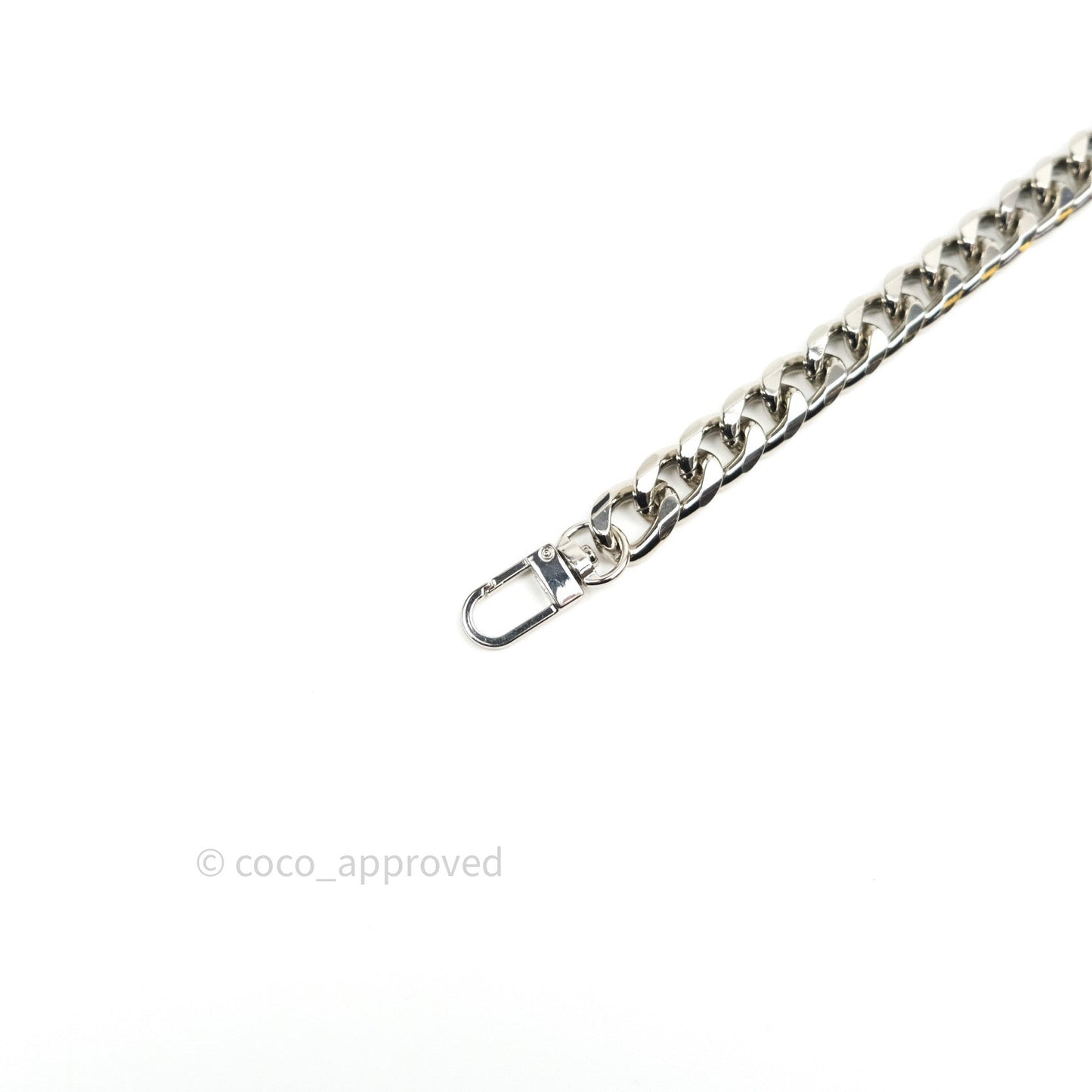 1.5cm Trimmed Aluminium Chain (Silver)