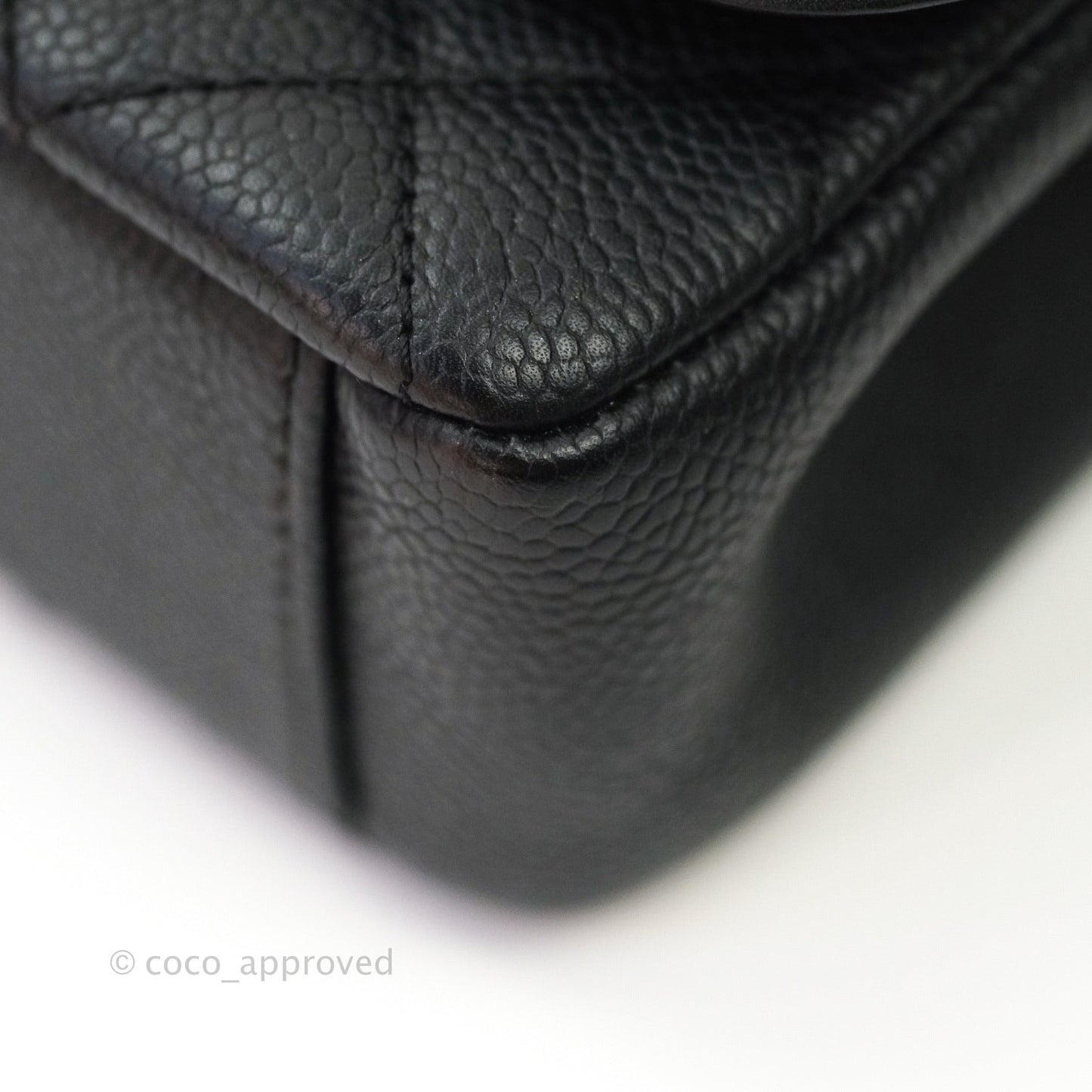Chanel Quilted Small CC Filigree Flap Black Caviar