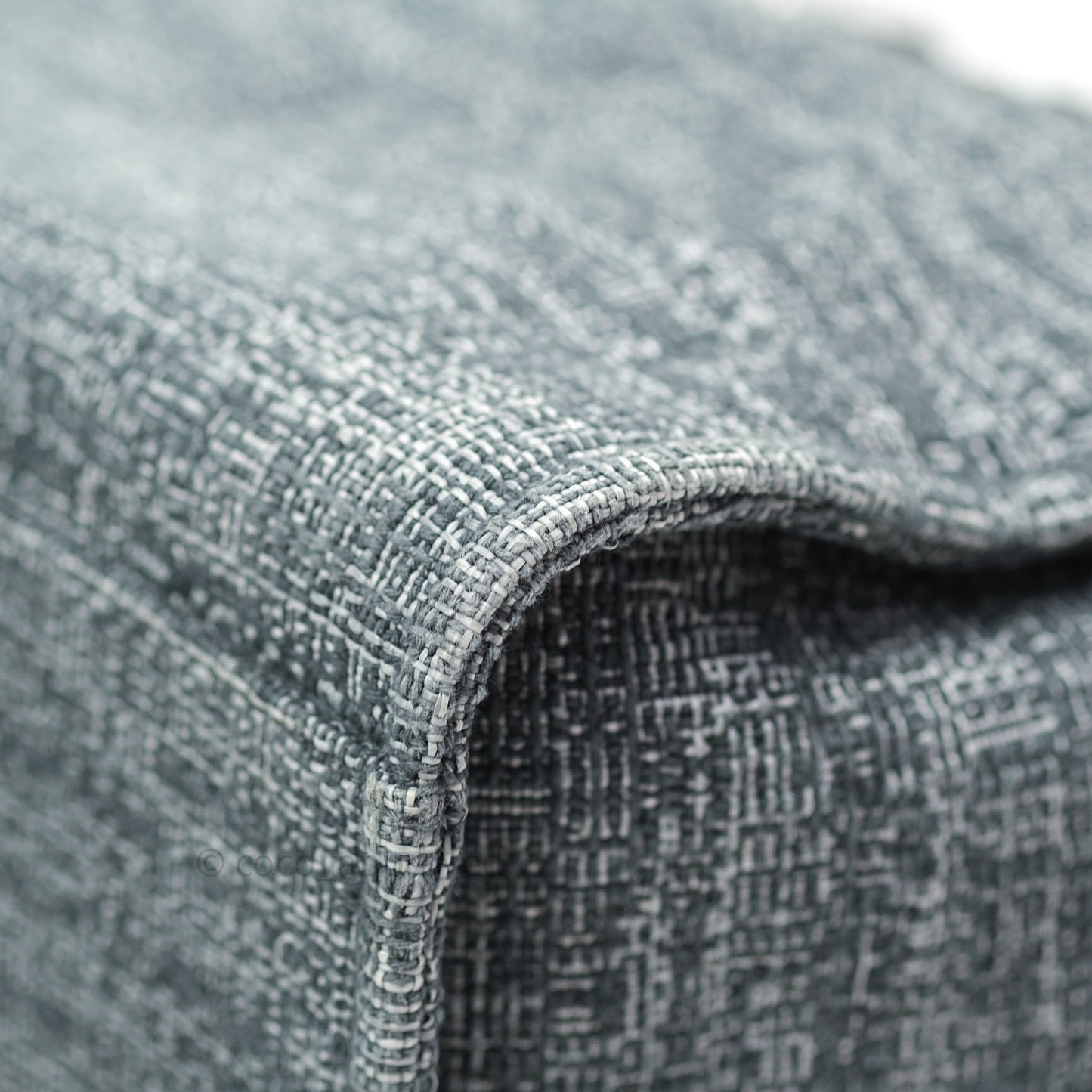 Chanel Large Deauville Charcoal Grey Canvas
