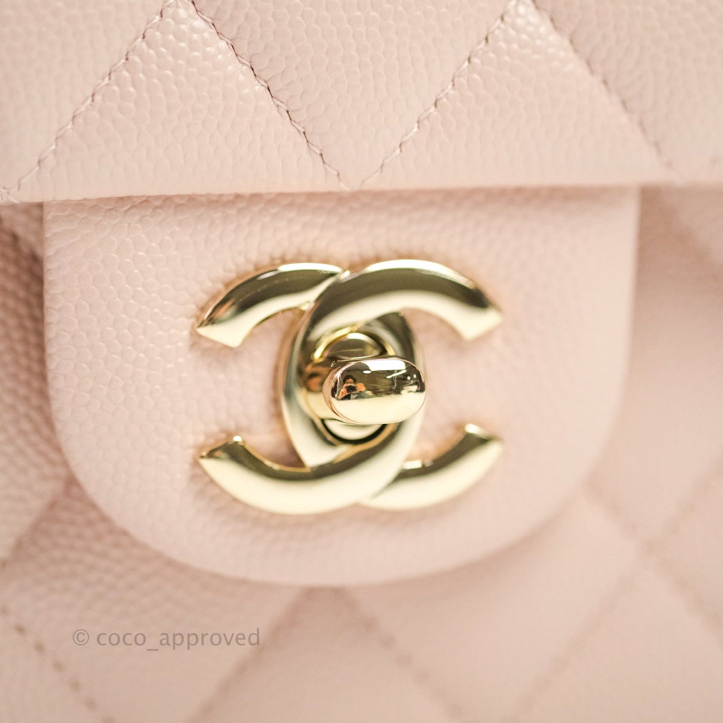 Chanel Classic Small S/M Flap Pink Caviar Gold Hardware