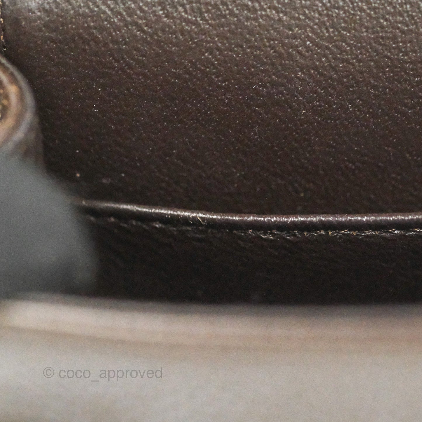 Chanel Classic M/L Medium Flap Quilted Dark Chocolate Brown Caviar Silver Hardware