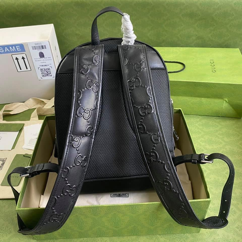 Luxury Gucci GG Embossed Backpack