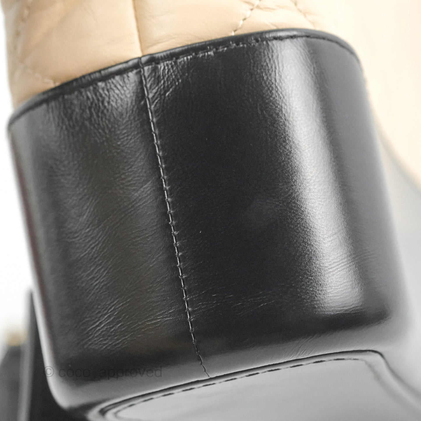 Chanel New Medium Gabrielle Hobo Beige/Black Aged Calfskin