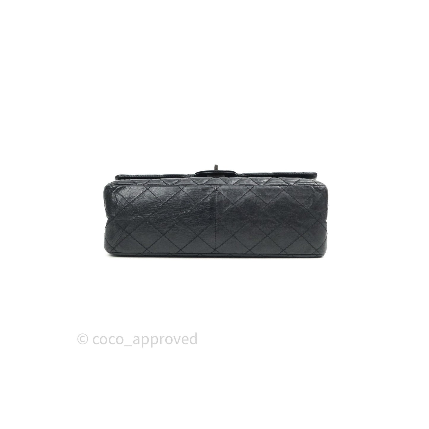 Chanel Reissue Quilted Aged Calfskin Black Ruthenium Hardware 226
