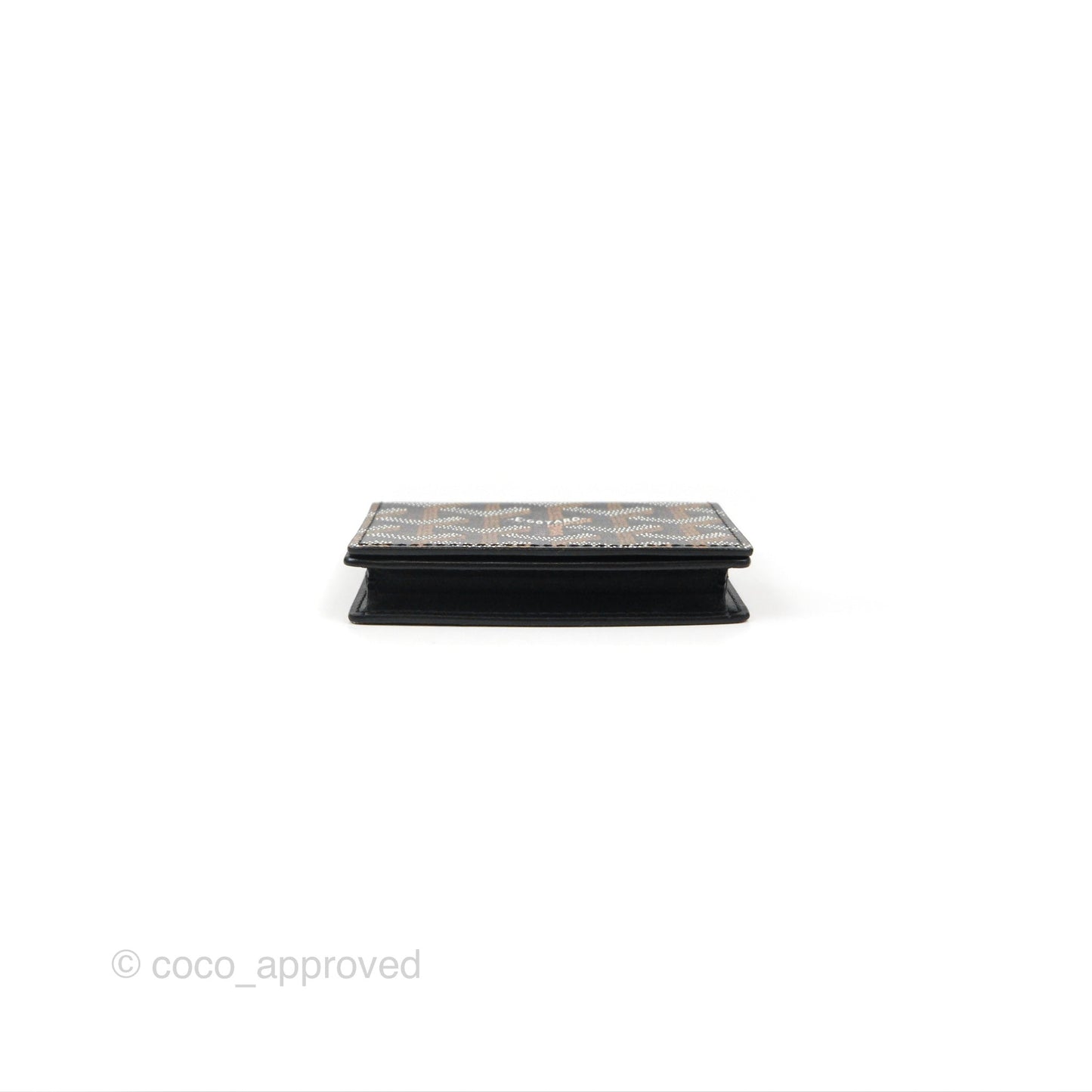 Goyard Malesherbes Card Wallet Goyardine Black