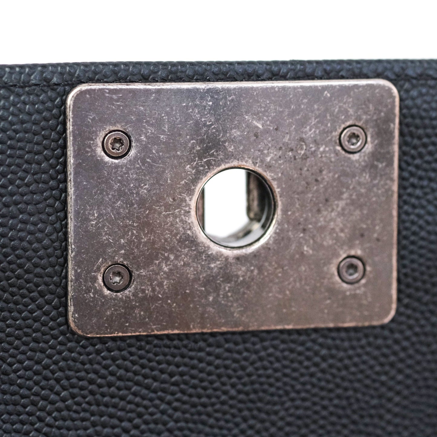 Chanel Boy Quilted Medium Black Caviar Ruthenium Hardware