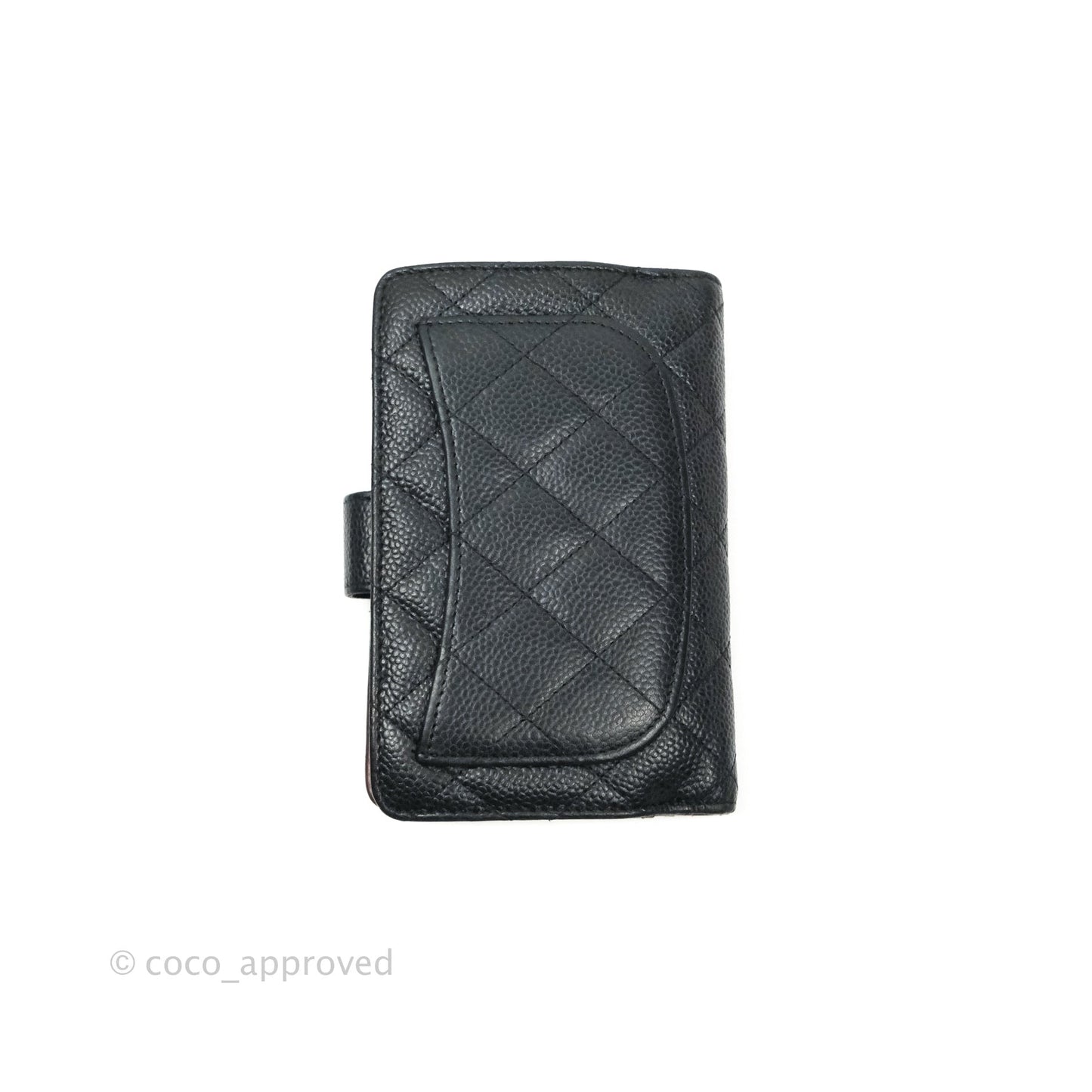 Chanel Timeless Black Caviar Wallet Gold Hardware