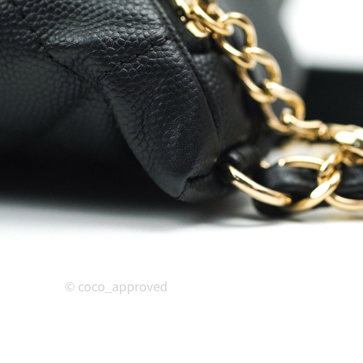 Chanel Quilted Business Affinity Waist Belt Bag Black Caviar Gold Hardware