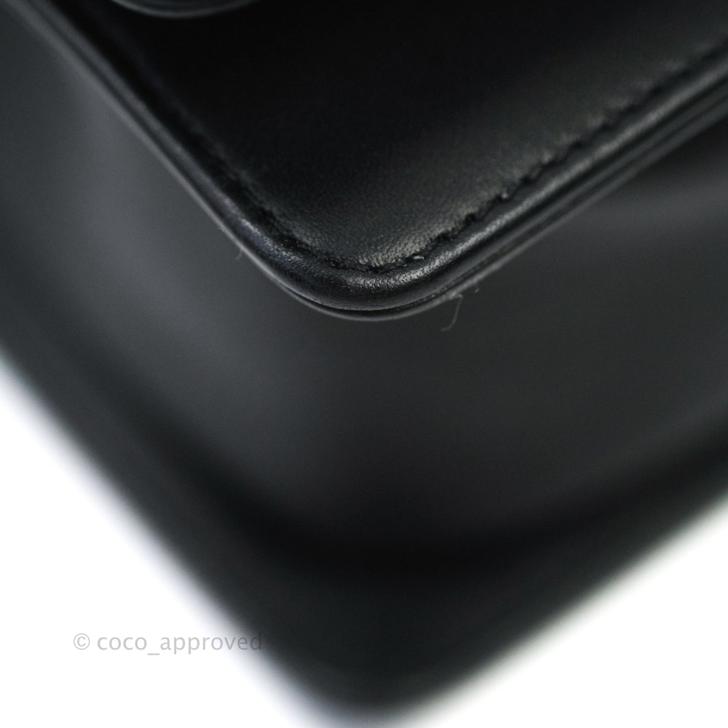 Chanel Quilted Medium Calfskin Boy Flap So Black Hardware