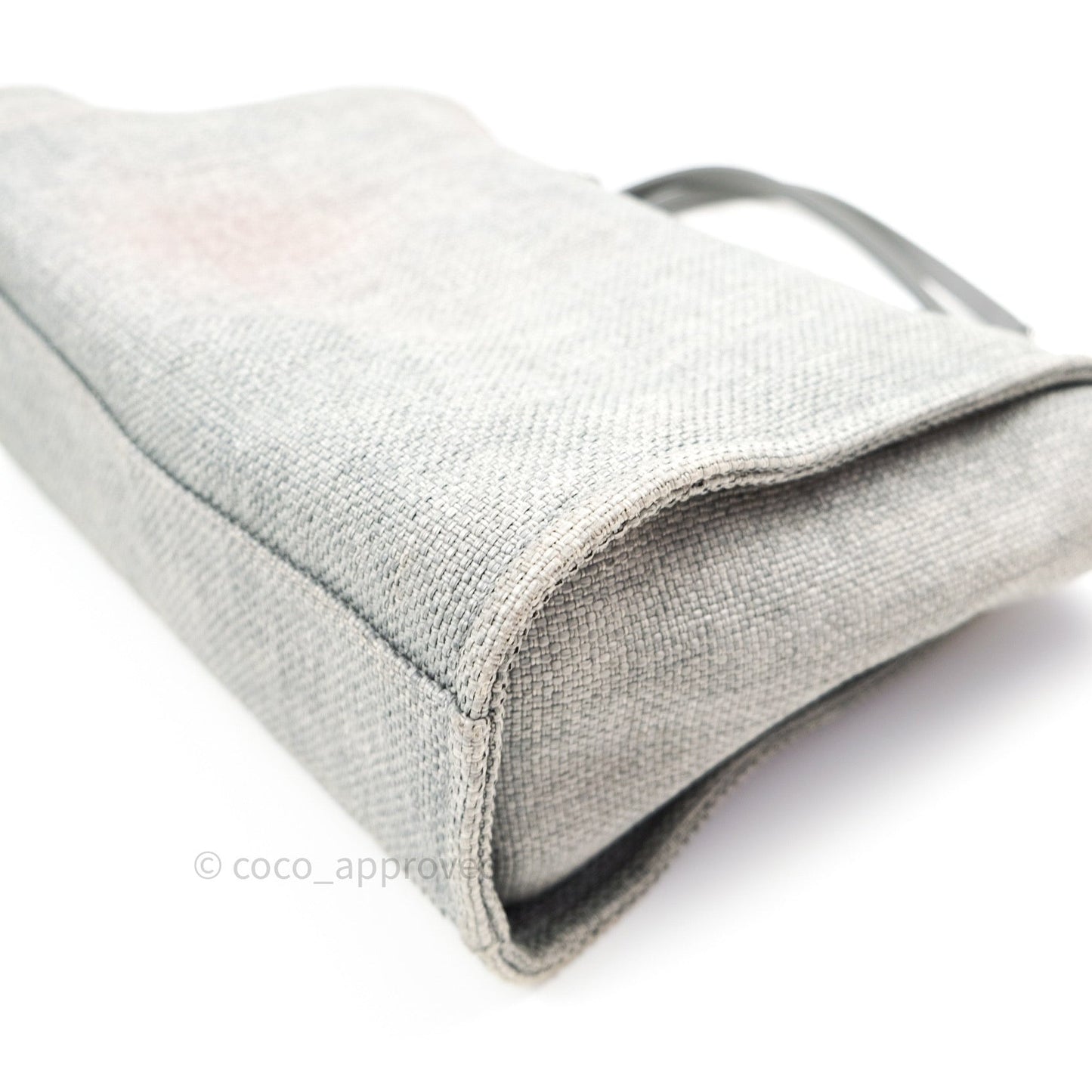 Chanel Canvas Deauville Medium Tote Grey