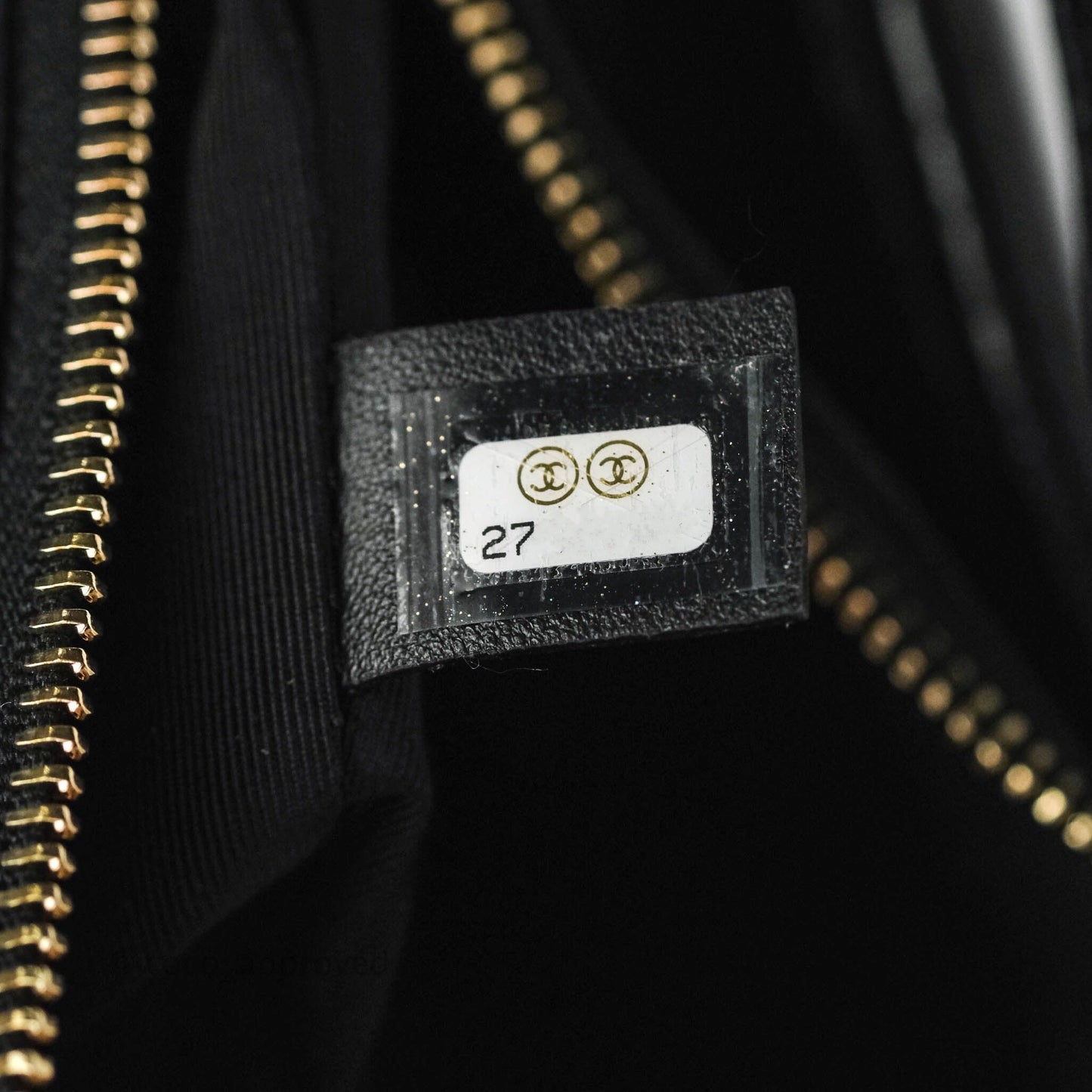 Chanel Crocodile Embossed Calfskin Small Gabrielle Cocodile Hobo Black