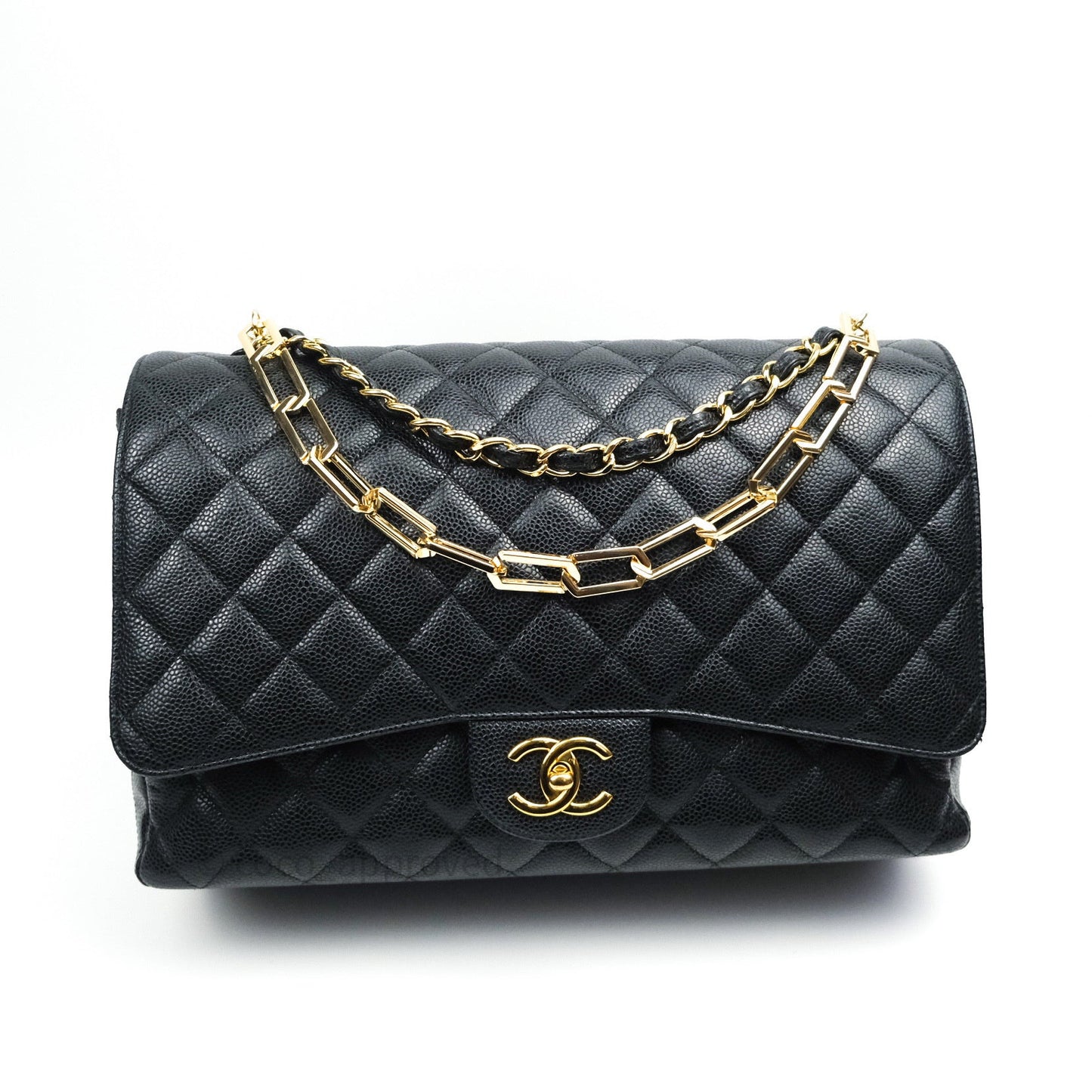 CK Thin Flat Chain (Gold)