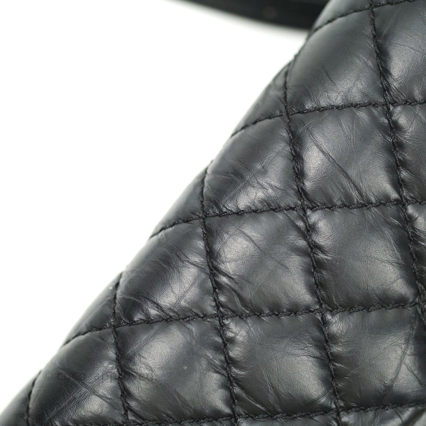 Chanel Reissue 2.55 Aged Calfskin Quilted Chain Waist Bag Black