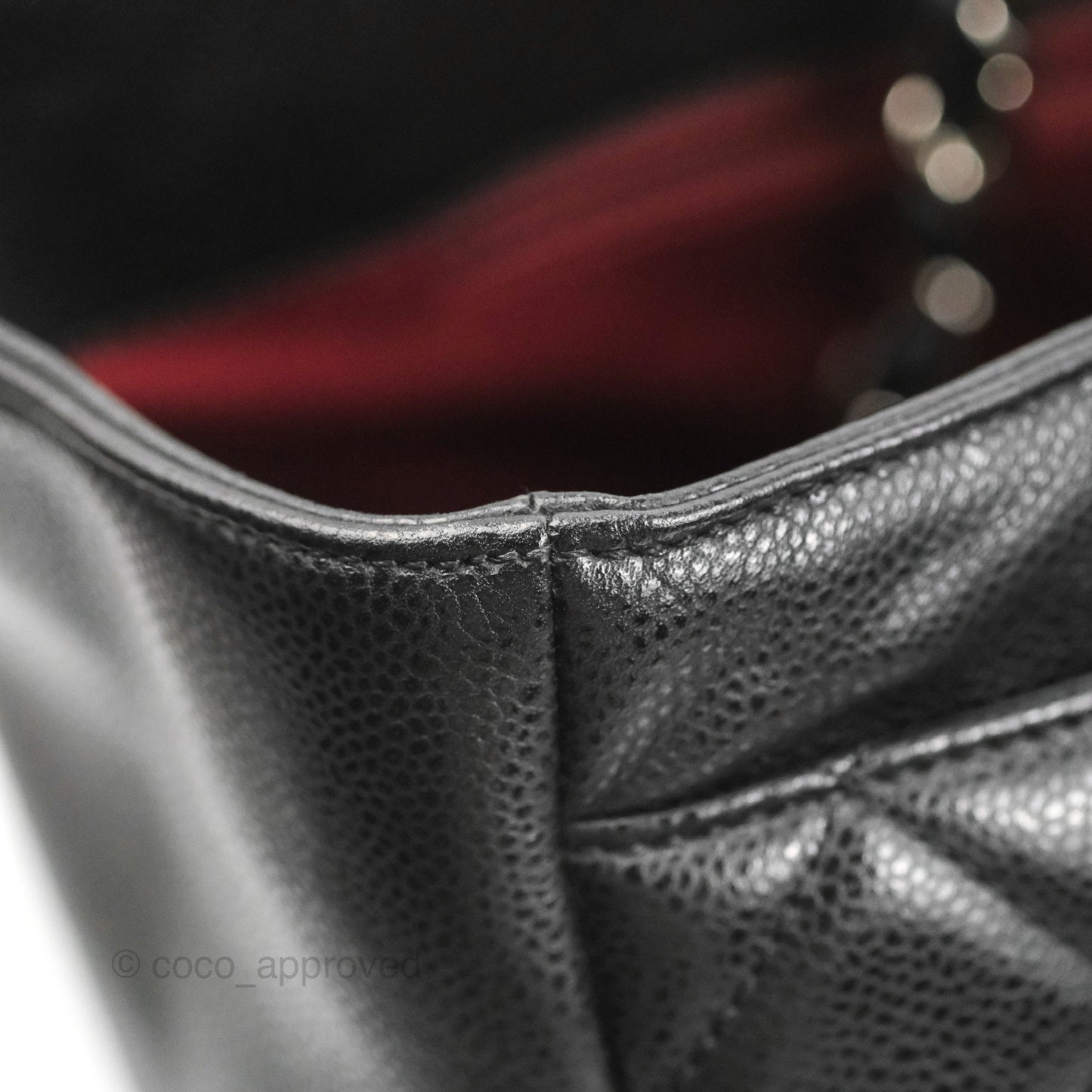Chanel XL Shopping Tote Black Caviar Silver Hardware