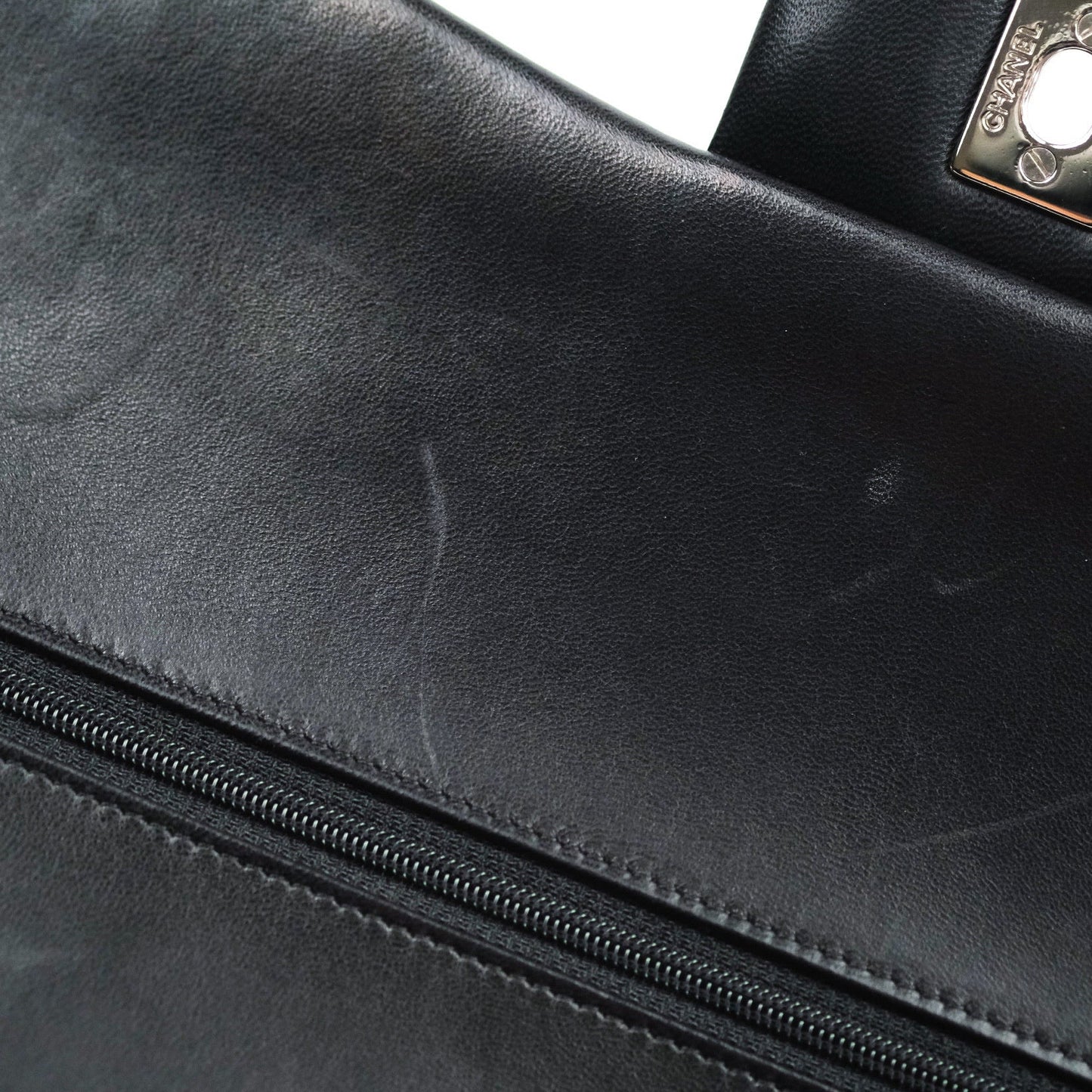 Chanel Classic Jumbo Double Flap Black Lambskin Silver Hardware⁣⁣