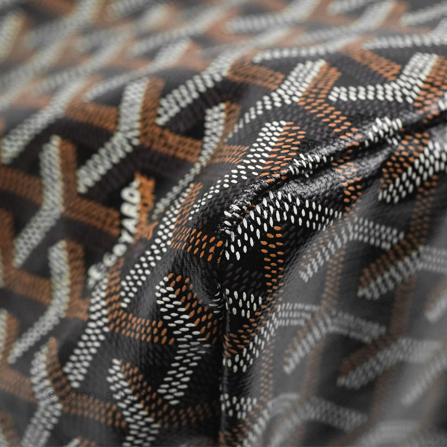 Goyard Bohème Hobo Bag Black/Tan Goyardine Canvas