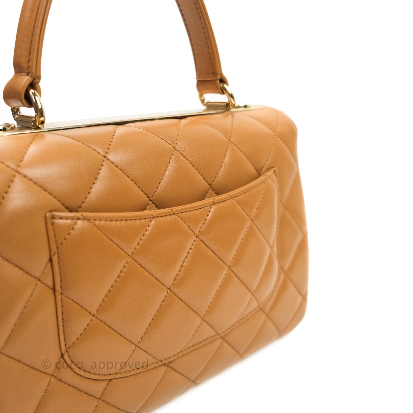 Chanel Trendy CC Small Dark Beige Lambskin Gold Hardware